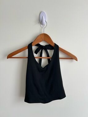Halter Neck Cropped Tank Top
